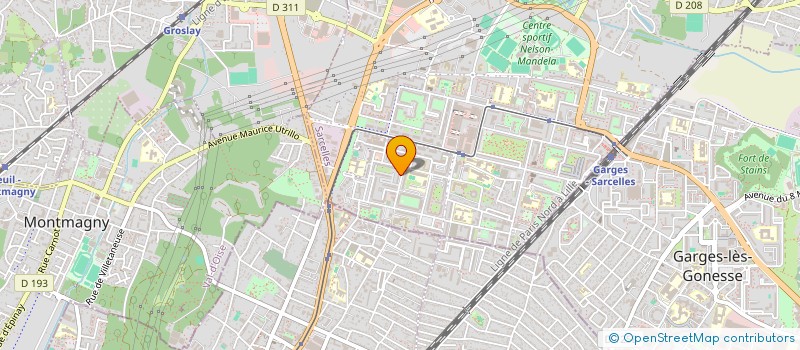 localisation de l'entreprise L'ETOILE DES CHANTS CHAMPS ELYSEES à SARCELLES