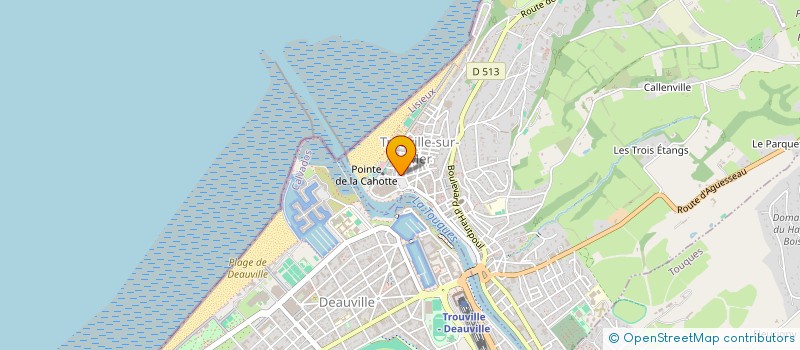 localisation de l'entreprise L'ETOILE DES DELICES  TROUVILLE-SUR-MER