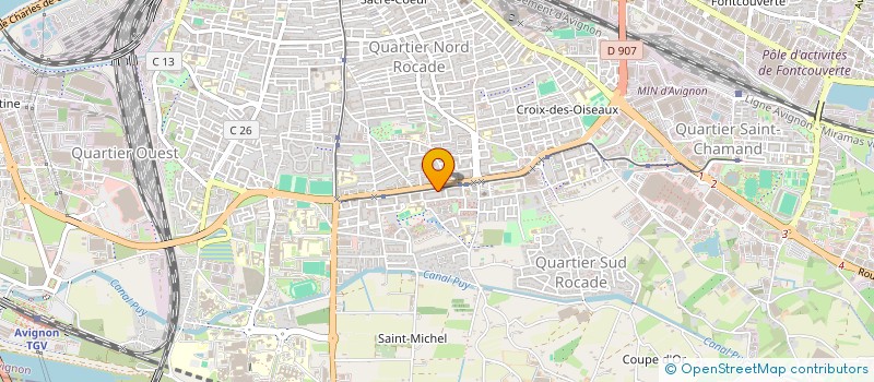 localisation de l'entreprise L'ETOILE DES MERS  AVIGNON