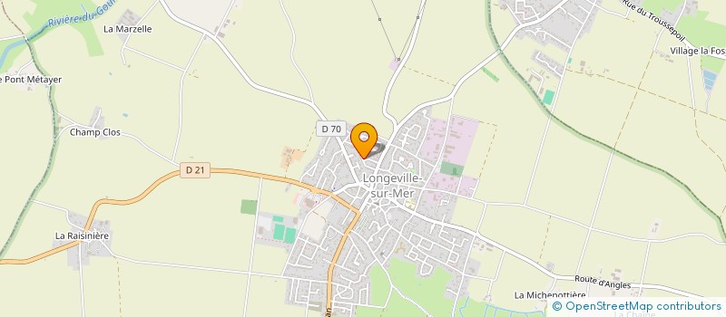 localisation de l'entreprise L'ETOILE DES PINS  LONGEVILLE-SUR-MER