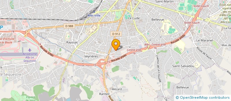 localisation de l'entreprise L'ETOILE DM  ALBI