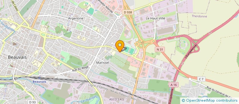 localisation de l'entreprise L'ETOILE DU 60  BEAUVAIS