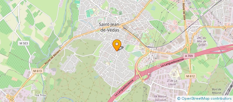 localisation de l'entreprise L'ETOILE DU BERGER  SAINT-JEAN-DE-VEDAS