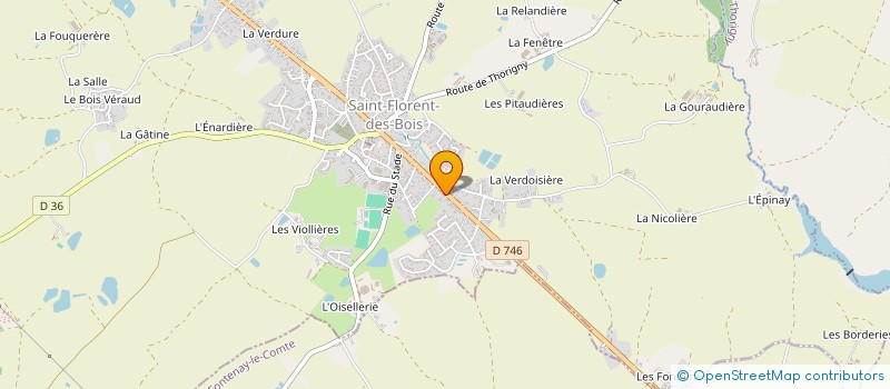 localisation de l'entreprise L'ETOILE DU BERGER à RIVES DE L'YON