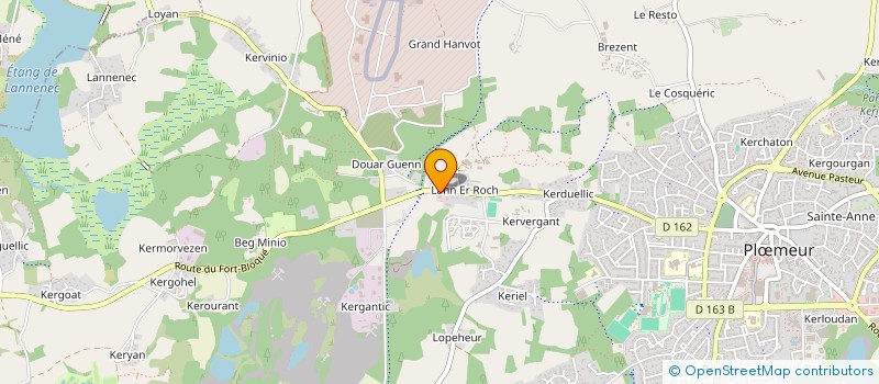 localisation de l'entreprise L'ETOILE DU BONHEUR à PLOEMEUR