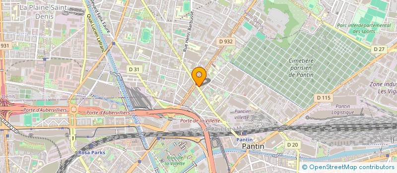 localisation de l'entreprise L'ETOILE DU MAGREB à PANTIN