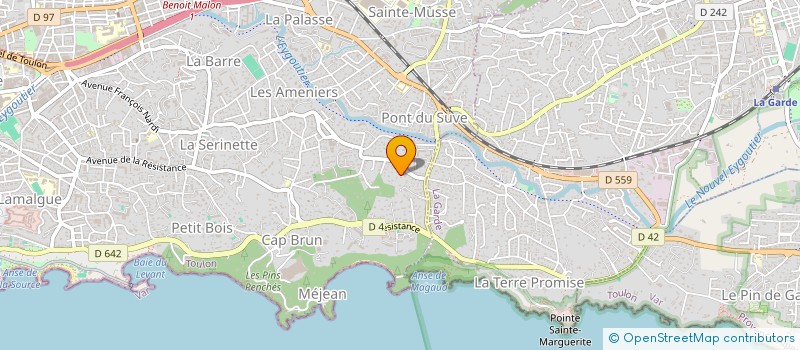 localisation de l'entreprise L'ETOILE DU MATIN à TOULON