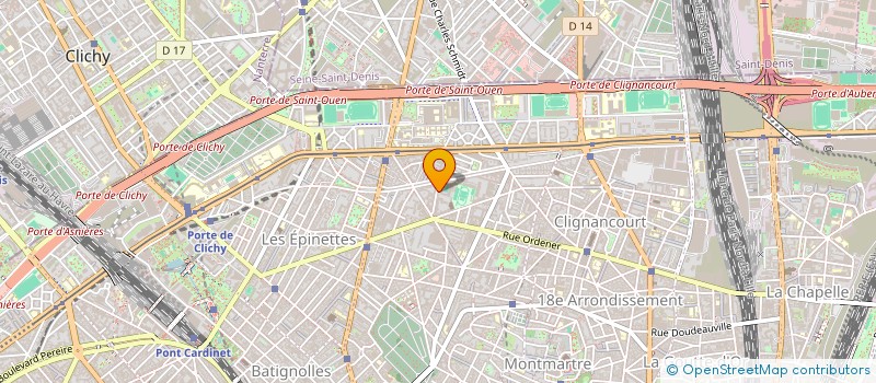 localisation de l'entreprise L'ETOILE DU NORD à PARIS