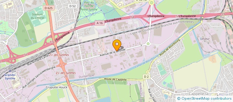 localisation de l'entreprise L ETOILE DU NORD à DUNKERQUE