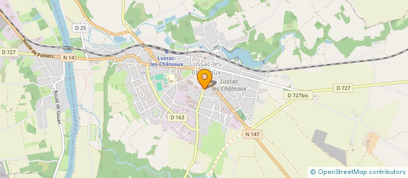 localisation de l'entreprise L'ETOILE DU NORD  LUSSAC-LES-CHATEAUX