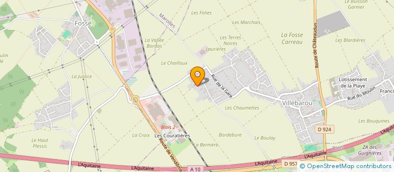 localisation de l'entreprise L'ETOILE DU PLESSIS  VILLEBAROU