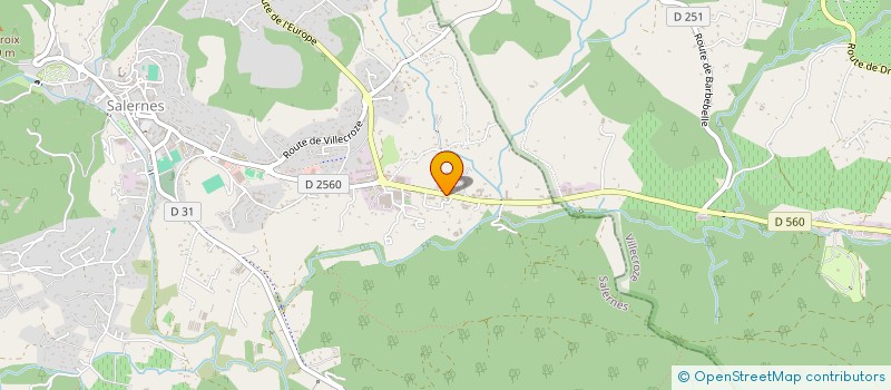 localisation de l'entreprise L'ETOILE DU SUD  SALERNES
