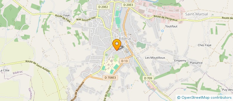 localisation de l'entreprise L'ETOILE DU TACOS II  RIBERAC