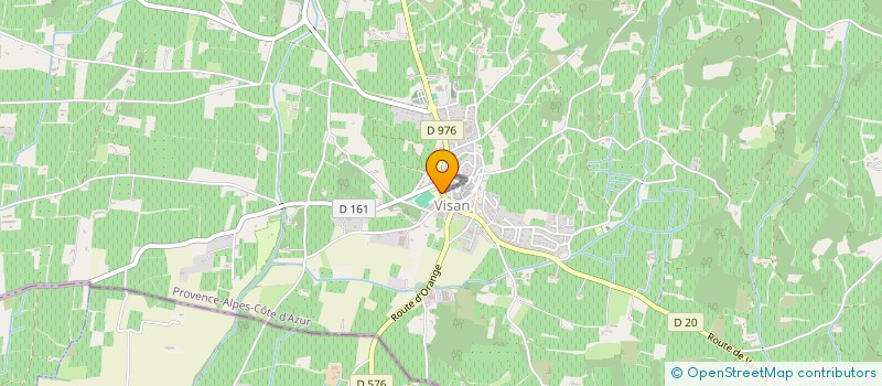 localisation de l'entreprise L'ETOILE DU VENTOUX  VISAN