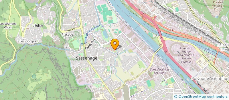 localisation de l'entreprise L'ETOILE DU VERCORS  SASSENAGE