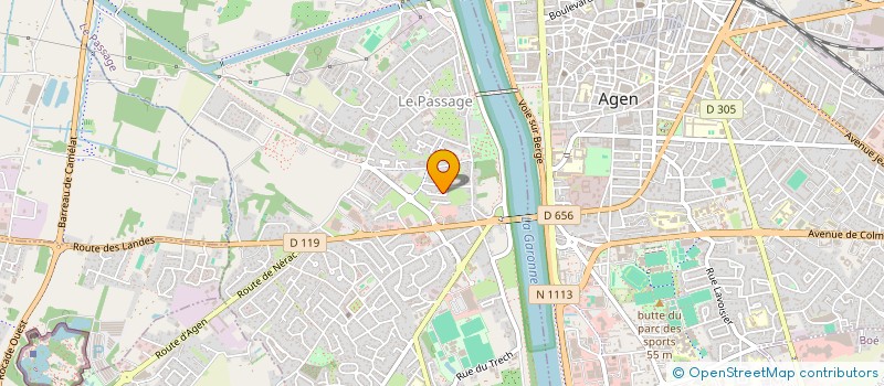 localisation de l'entreprise L'ETOILE EN TOI  LE PASSAGE