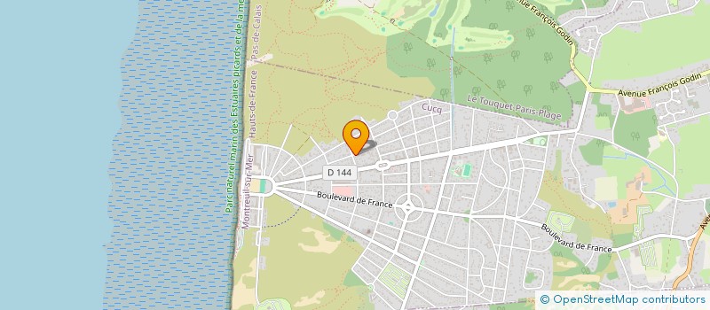 localisation de l'entreprise L'ETOILE ET LES PINS à CUCQ