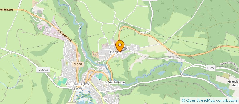 localisation de l'entreprise L'ETOILE GOURMANDE  COGNA