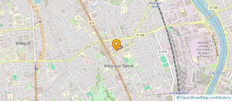 localisation de l'entreprise L'ETOILE GOURMANDE à VITRY-SUR-SEINE