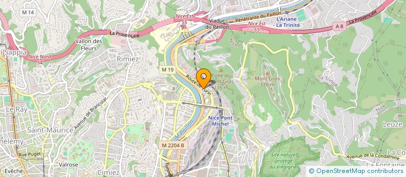 localisation de l'entreprise L'ETOILE JEUNESSECULTURE SPORT à NICE