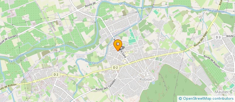 localisation de l'entreprise L'ETOILE JMV  ROBION