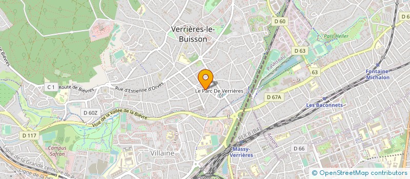 localisation de l'entreprise L'ETOILE MEDICALE à VERRIERES-LE-BUISSON
