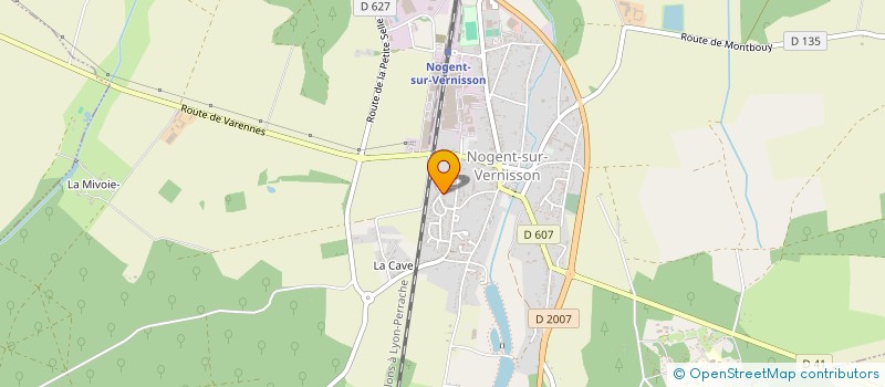 localisation de l'entreprise L'ETOILE MYSTERIEUSE à NOGENT-SUR-VERNISSON