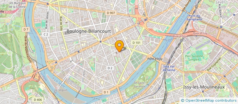 localisation de l'entreprise L'ETOILE PARISIENNE  BOULOGNE BILLANCOURT