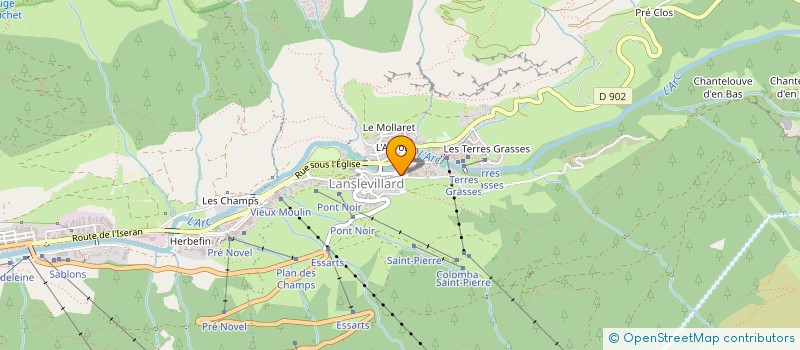 localisation de l'entreprise L'ETOILE SPORTIVE BESSANNAISE  BESSANS