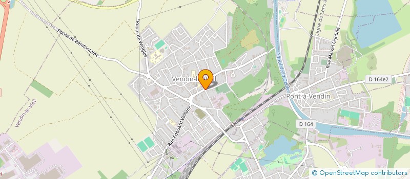 localisation de l'entreprise L'ETOILE SUPPORTRICE VENDINOISE  VENDIN-LE-VIEIL