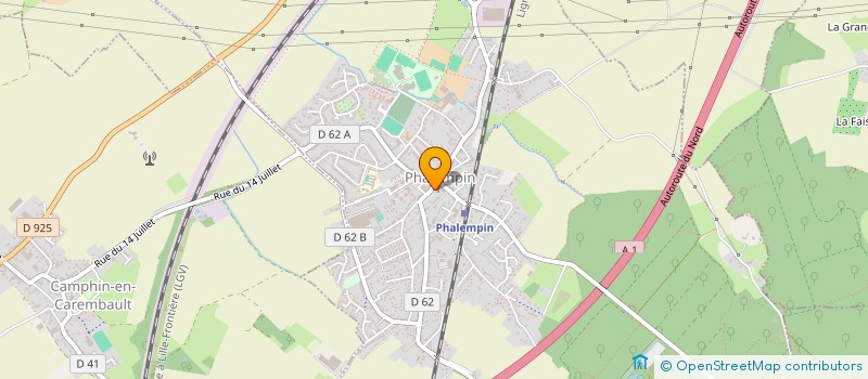 localisation de l'entreprise L'ETOILERIE  PHALEMPIN