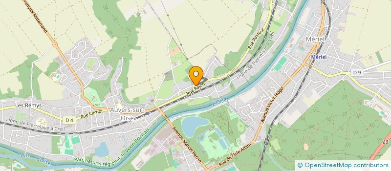 localisation de l'entreprise L ETRANGE FESTIVAL  AUVERS-SUR-OISE