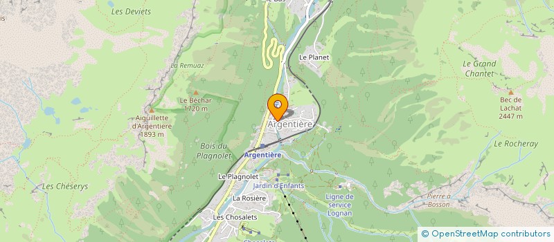 localisation de l'entreprise L'ETRANGER  CHAMONIX-MONT-BLANC