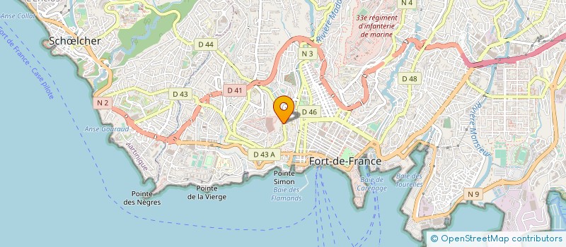 localisation de l'entreprise L ETRAVE SARL à FORT-DE-FRANCE