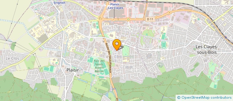 localisation de l'entreprise L'ETRE A SOI  PLAISIR