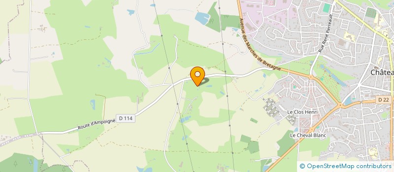 localisation de l'entreprise L'ETRE GAGNE  CHATEAU-GONTIER-SUR-MAYENNE