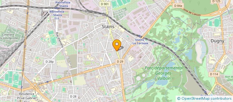 localisation de l'entreprise L'ETRE HUMAIN AVANT TOUT à STAINS