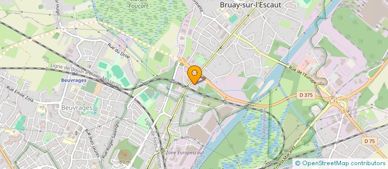 localisation de l'entreprise L'ETRE HUMAIN D'ABORD  BRUAY SUR L'ESCAUT