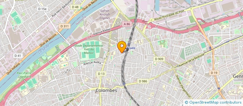 localisation de l'entreprise L'ETRE ROI SENS à COLOMBES