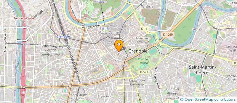 localisation de l'entreprise L ETRIER à GRENOBLE