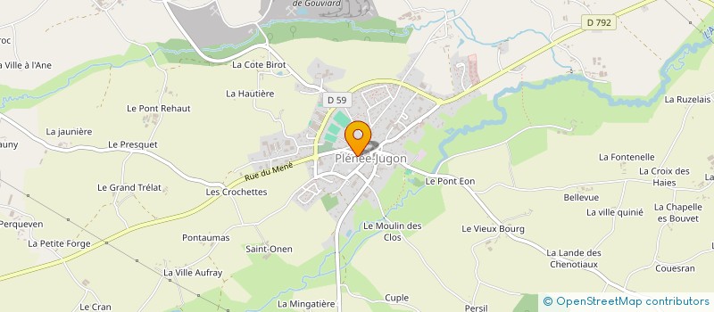 localisation de l'entreprise L'ETRIER à PLOUGUIEL