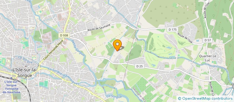 localisation de l'entreprise L'ETRIER DE L'ISLE  L'ISLE-SUR-LA-SORGUE