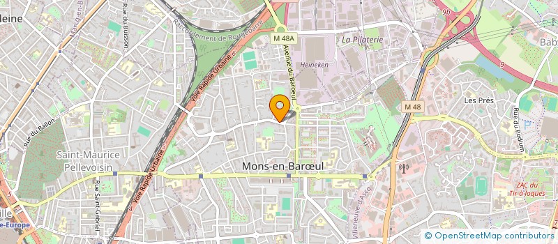 localisation de l'entreprise L'ETRIER EVENT'S  MONS-EN-BARUL