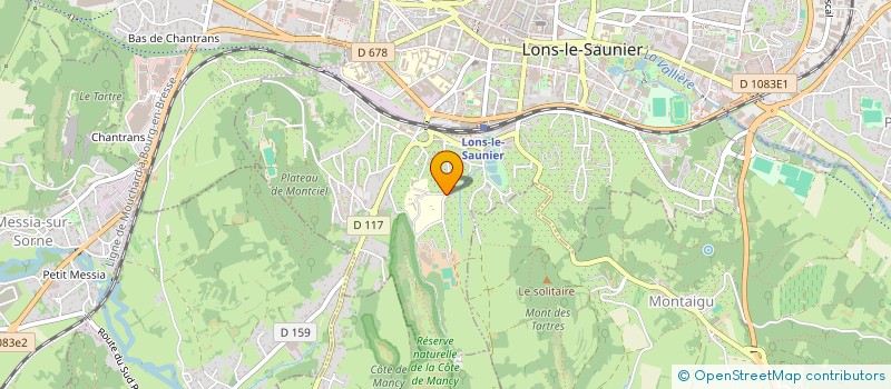 localisation de l'entreprise L ETRIER LEDONIEN à LONS-LE-SAUNIER