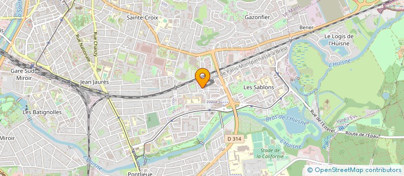 localisation de l'entreprise L ETRIER SARTHOIS à LE MANS