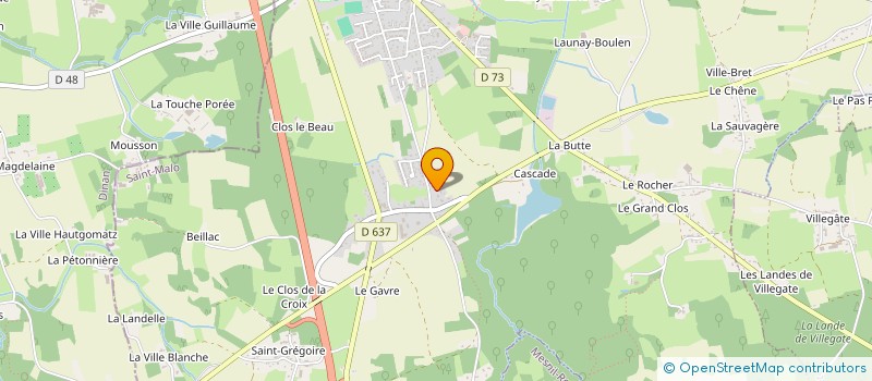 localisation de l'entreprise L'ETRIOT  MINIAC-MORVAN