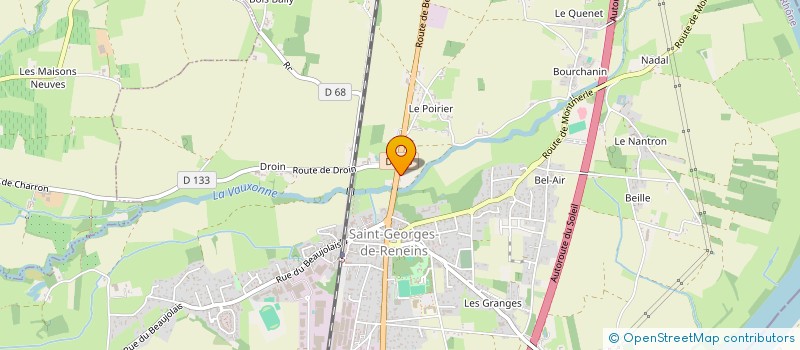 localisation de l'entreprise L'ETROIT C  SAINT-GEORGES-DE-RENEINS