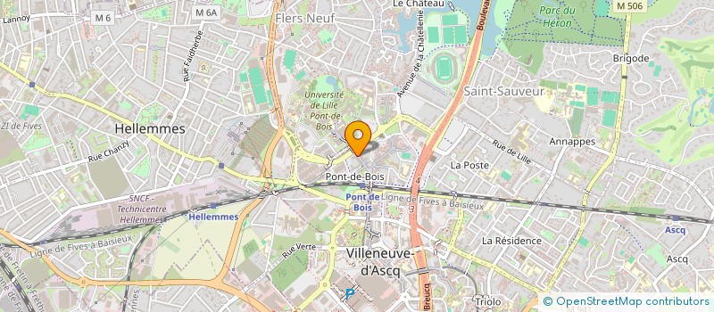 localisation de l'entreprise L'ETUDIANT FOOD  VILLENEUVE-D'ASCQ