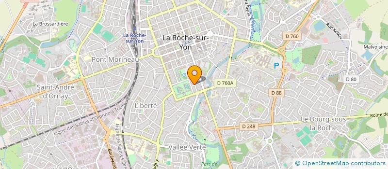 localisation de l'entreprise L'ETUDIANT LIBRE à LA ROCHE-SUR-YON