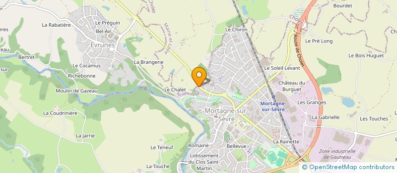 localisation de l'entreprise L'ETUDIANT LIBRE  MORTAGNE-SUR-SEVRE